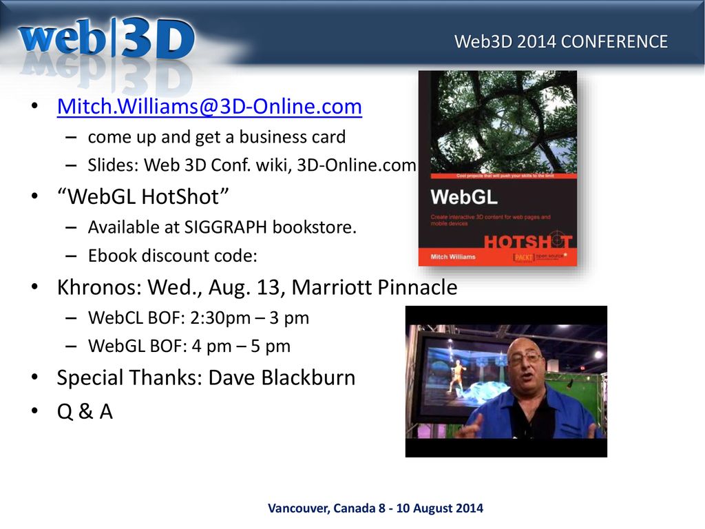 Mitch Williams 3D-Online - ppt download