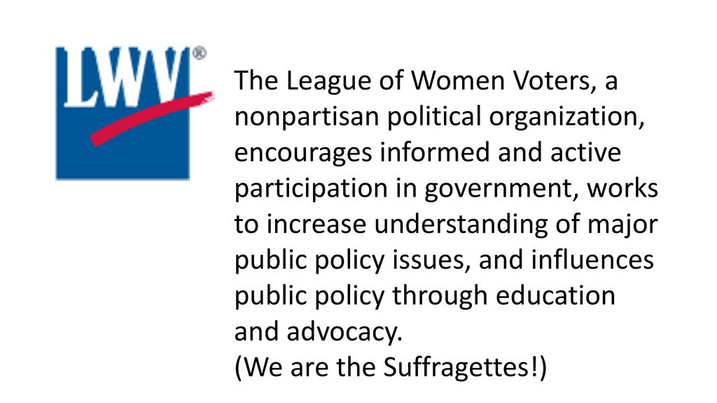 Catherine Hedge League of Women Voters of Manhattan/Riley County - ppt ...