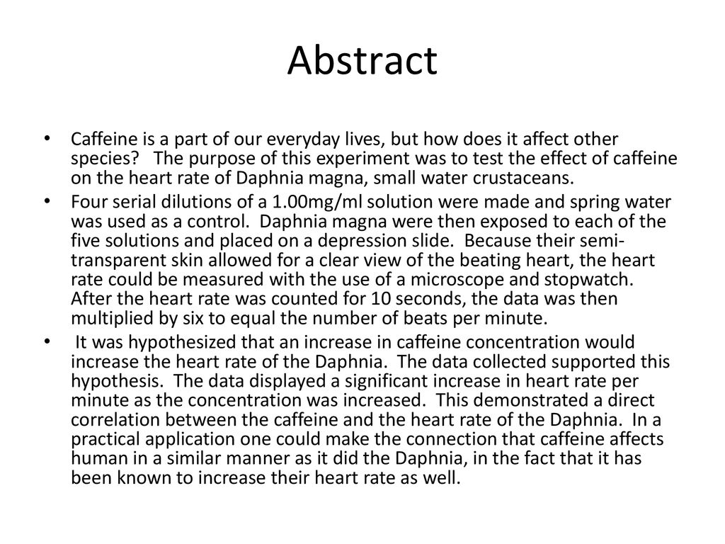 does caffeine affect heart rate