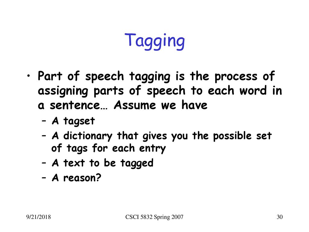 CSCI 5832 Natural Language Processing - ppt download