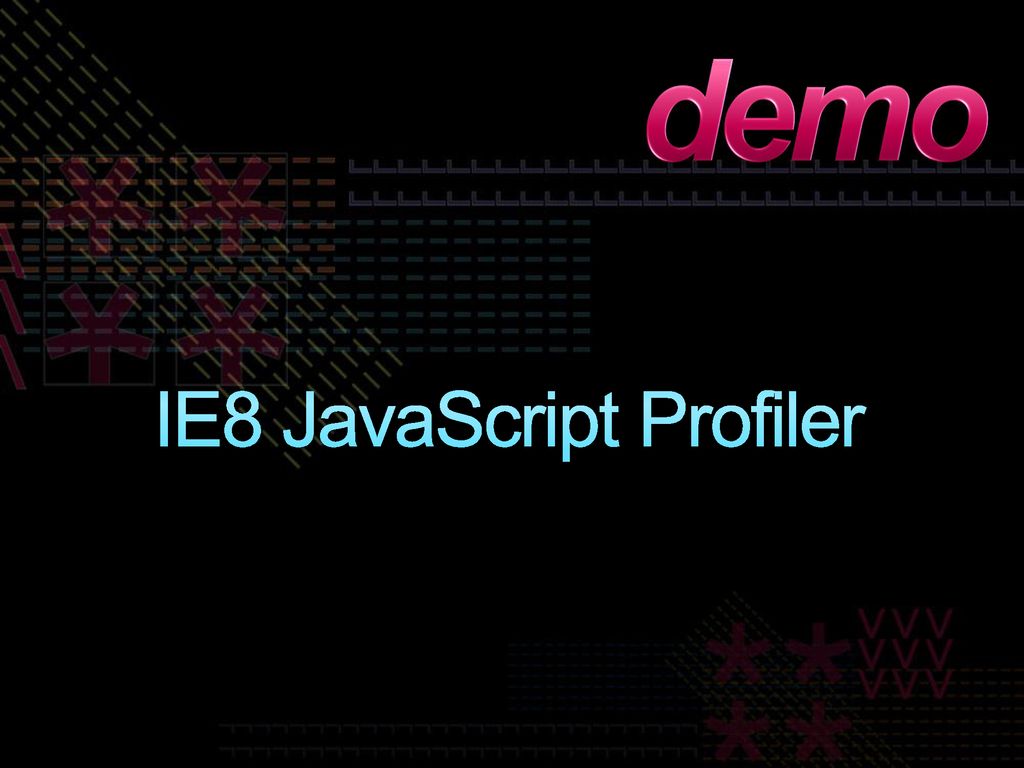 IE8 JavaScript Profiler