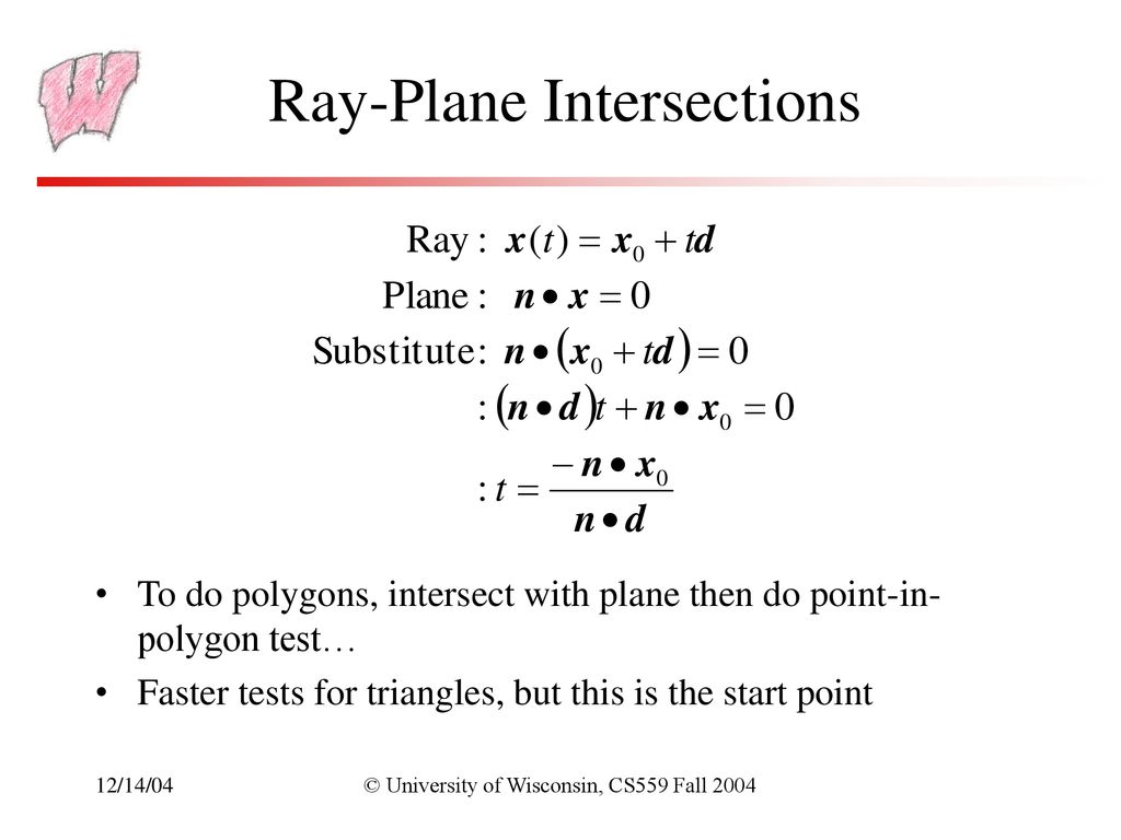 © University of Wisconsin, CS559 Fall ppt download