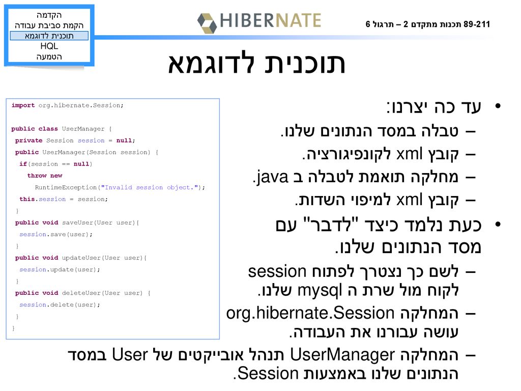 Hibernate java 6 ppt download