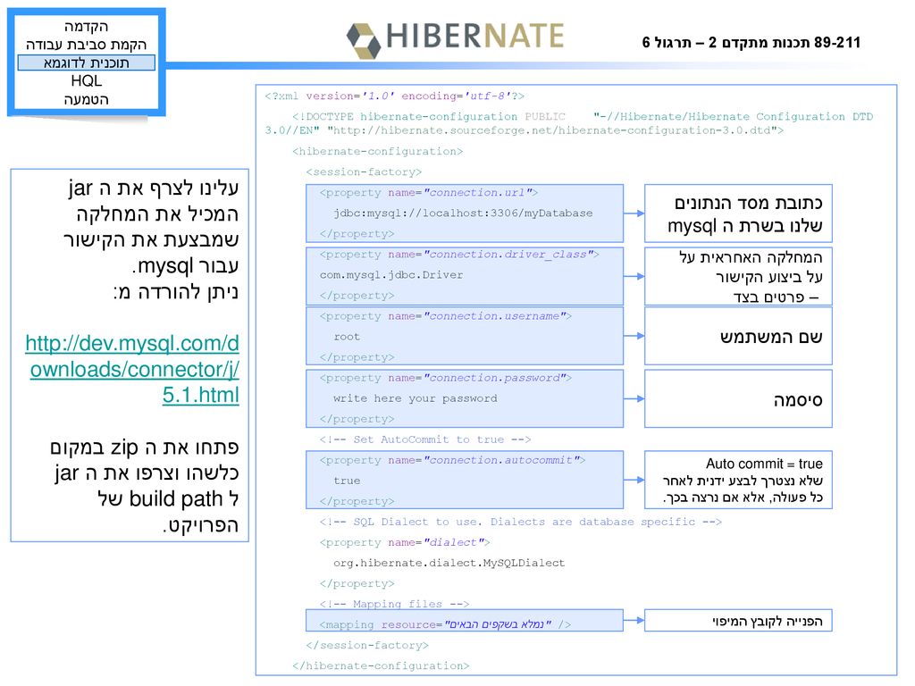 Hibernate java 6 ppt download