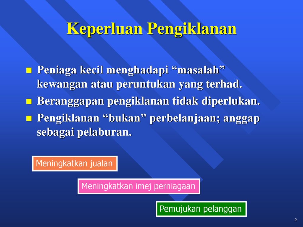 Pengiklanan Dan Penetapan Harga Keuntungan Ppt Download