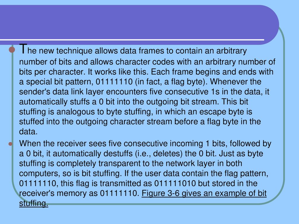 UNIT 3. The Data Link Layer - ppt download