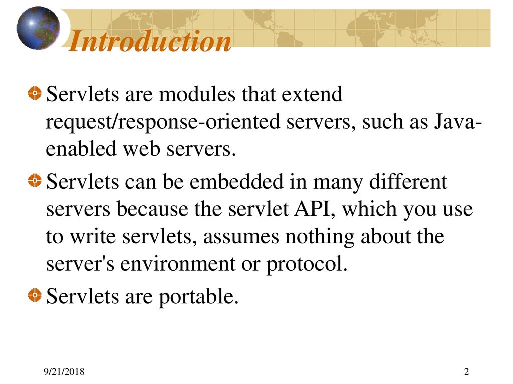 Java Servlets 9/21/ ppt download