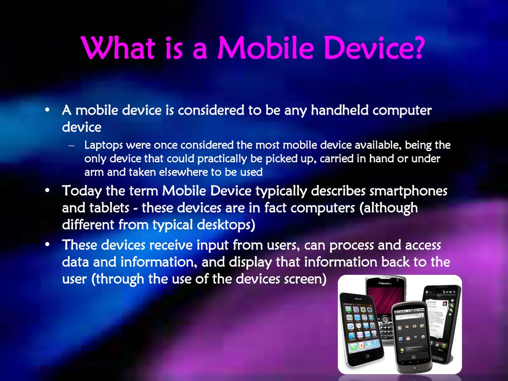 Introduction to Mobile Devices - ppt download