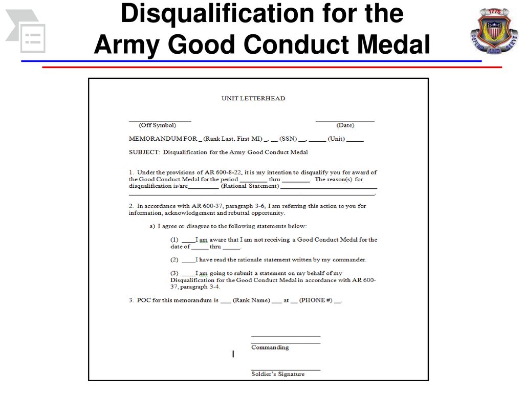 Adjutant General Captains Career Course and Decorations Program Intended For Army Good Conduct Medal Certificate Template