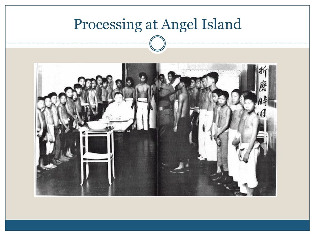 Processing at Angel Island