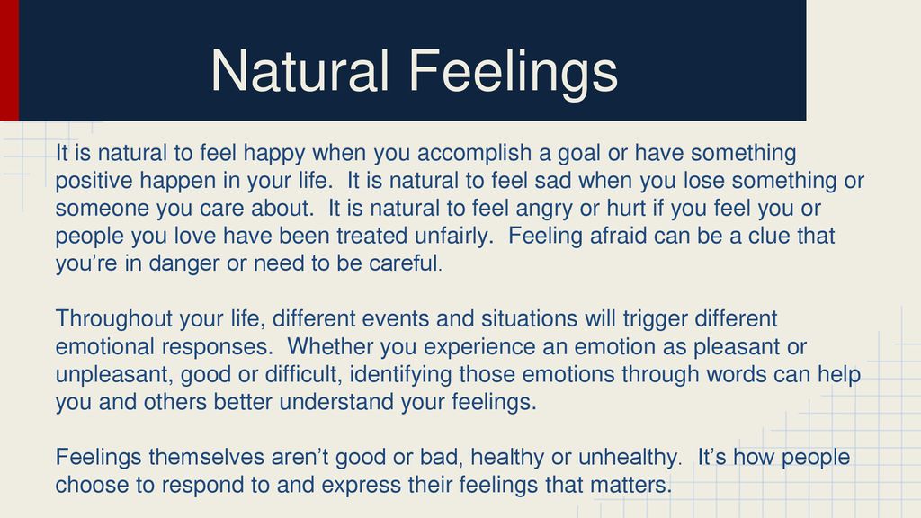 Responding to Emotions in Healthy Ways - ppt download