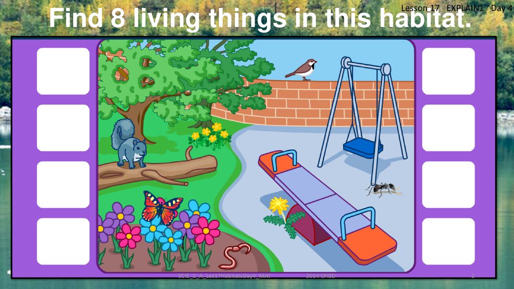 Find 8 games. Seven characters to know Living or Nonliving about growth.