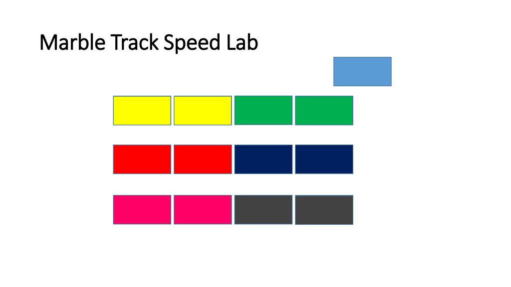 Marble Track Speed Lab