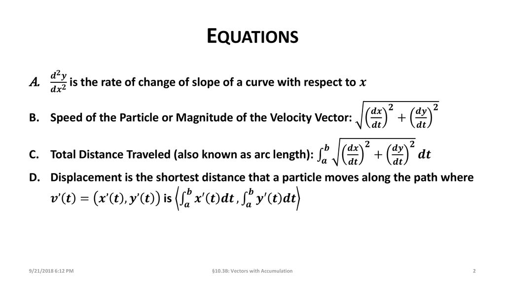 Vectors Day 2 With Accumulation Ppt Download