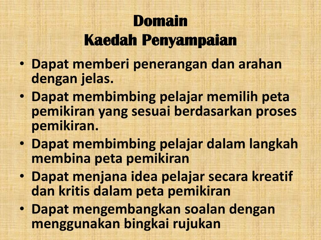 Domain Kaedah Penyampaian