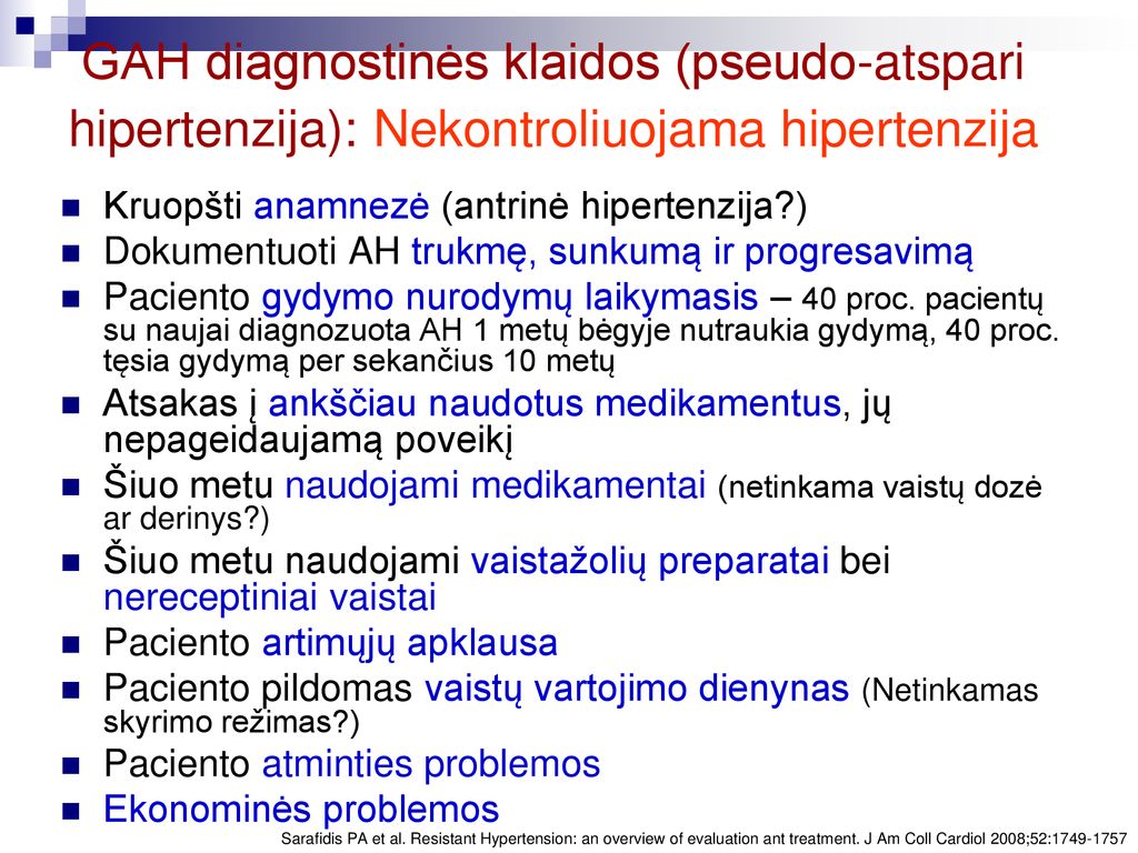 hipertenzija diagnozavus)
