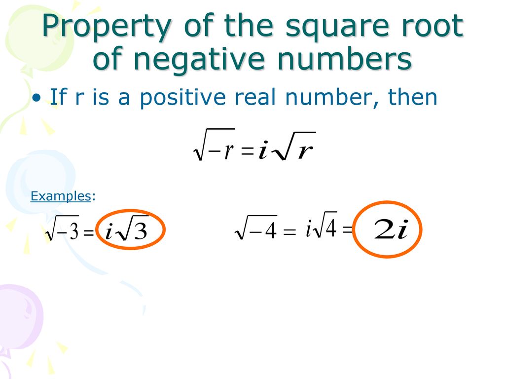 Complex numbers ppt download