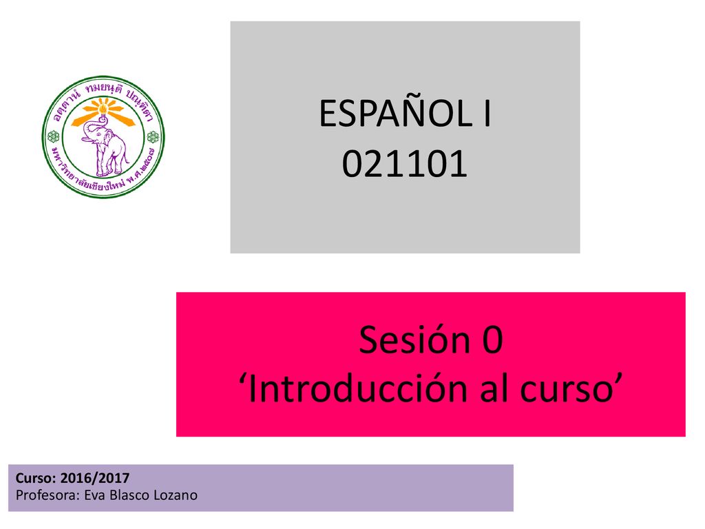 Sesión 0 ‘Introducción al curso’