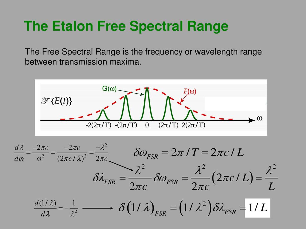 More Interference Michelson Interferometer (cont'd) Unbalanced - ppt  download