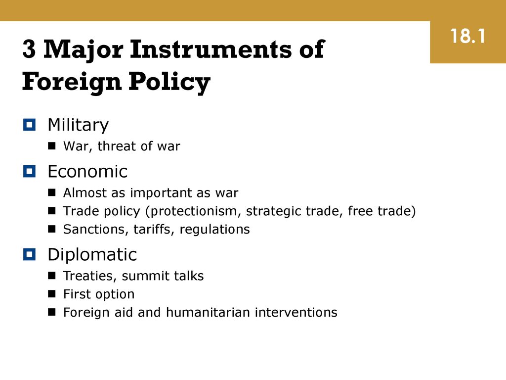 18 Foreign and Defense Policy - ppt download