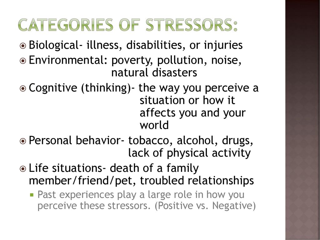 Chapter 8: MANGING STRESS AND ANXIETY - ppt download