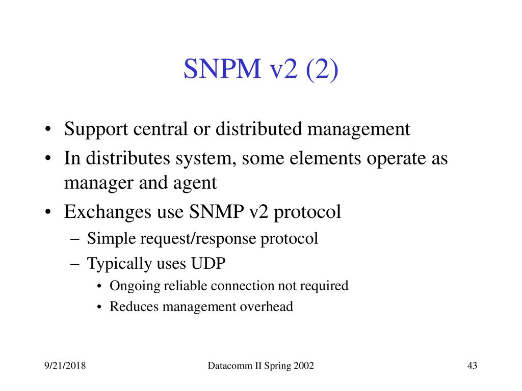 SNPM v2 (2) Support central or distributed management