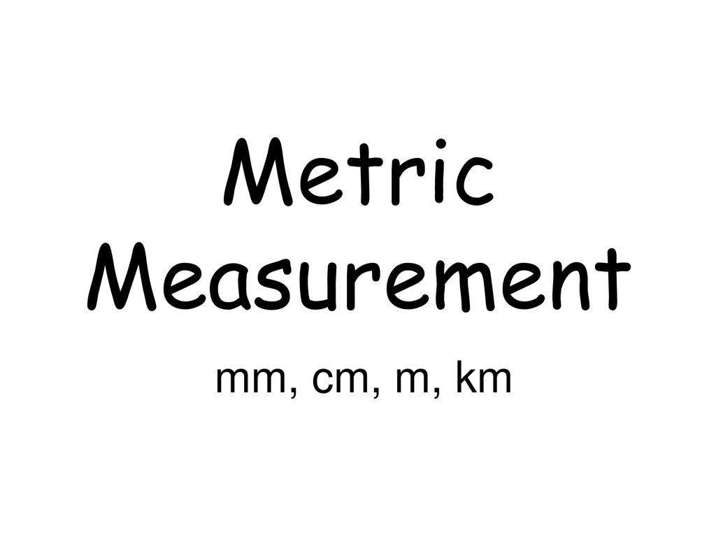 Metric Conversion Chart Mm Cm M Km