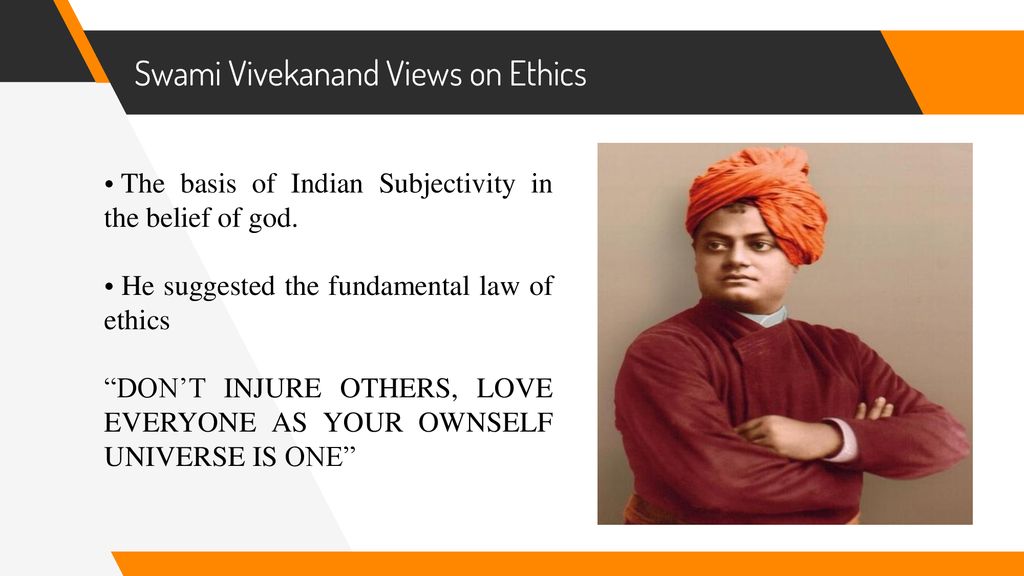 Swami Vivekanand Views on Ethics