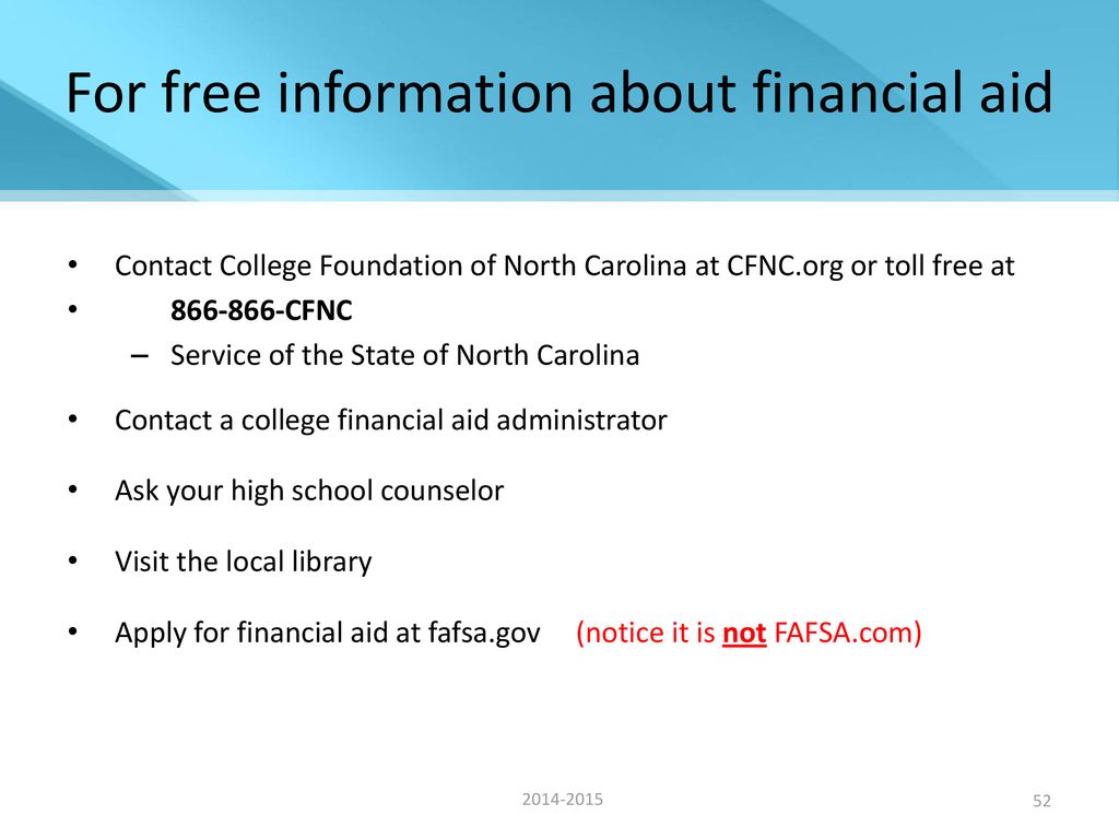 Financial Aid for College - ppt download