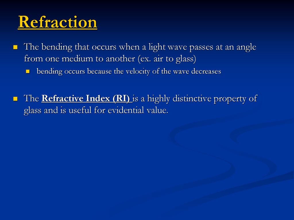Physical Evidence Glass and Soil Analysis ppt download