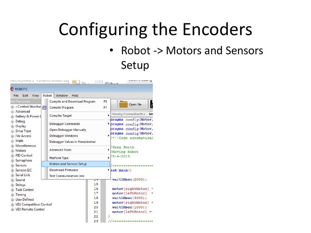 robotc encoder programming robotc encoder programming