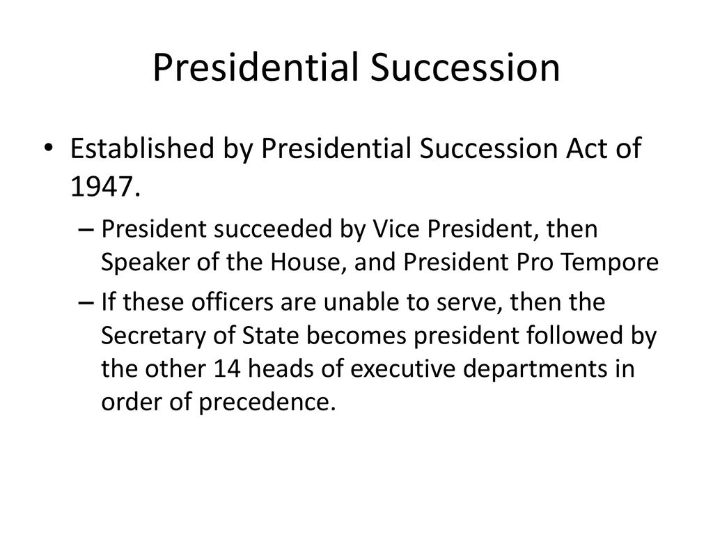 The Presidency. - Ppt Download