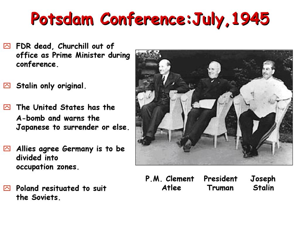Potsdam Conference:July,1945