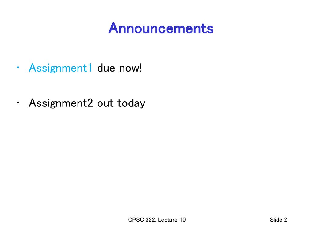 Computer Science Cpsc322 Lecture Ppt Download 8191