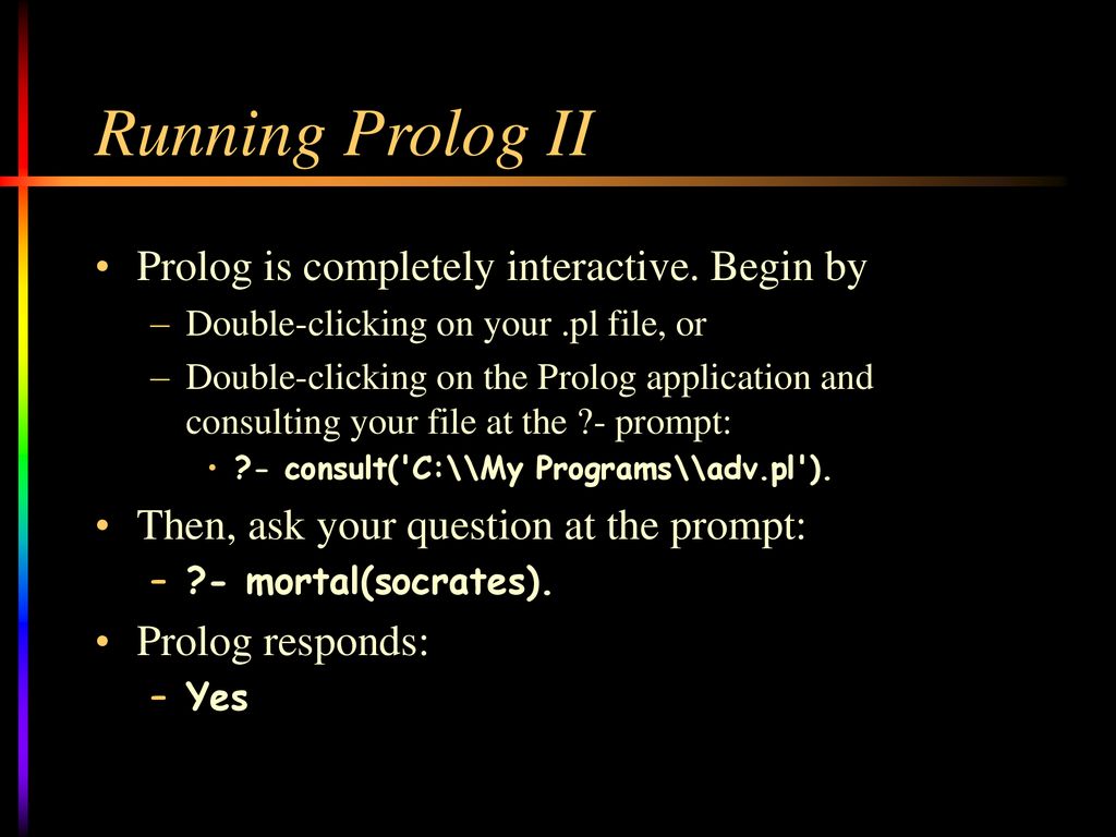 Prolog. - ppt download