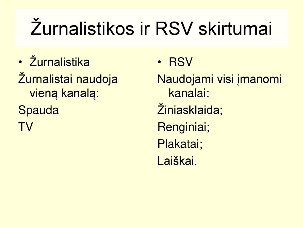 Rysių Su Visuomene Samprata Ppt Download