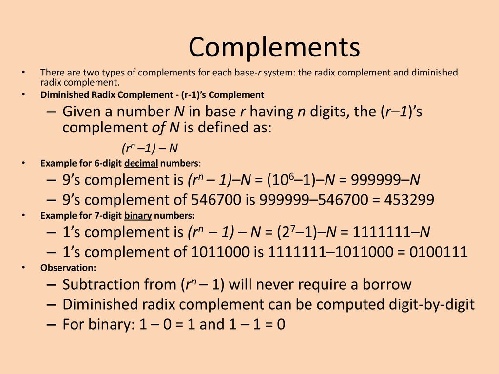 UNIT I: Introduction to Number Systems and - ppt download