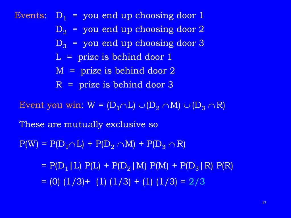 Lecture 10 Introduction To Probability Ppt Download