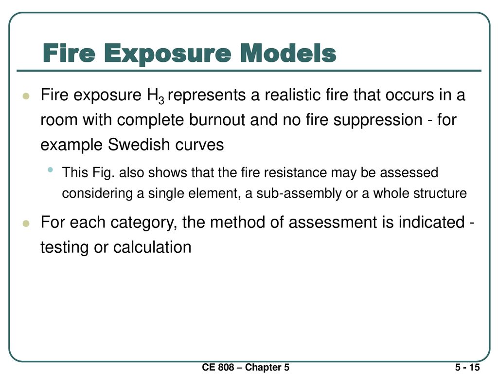 Fire Exposure Models
