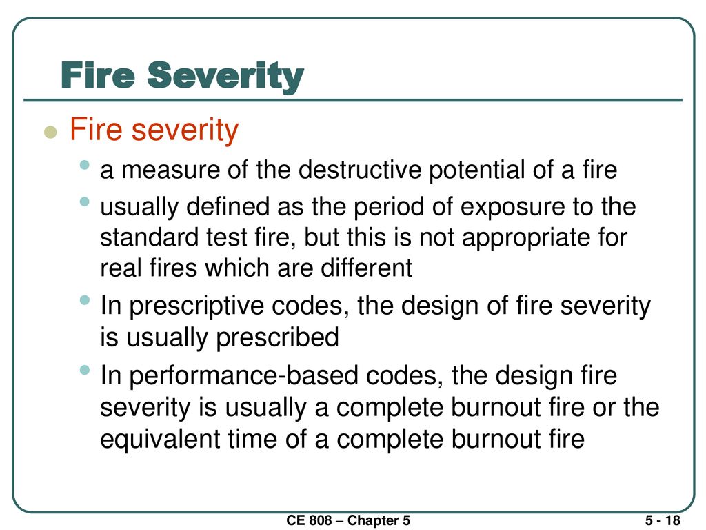 Fire Severity Fire severity