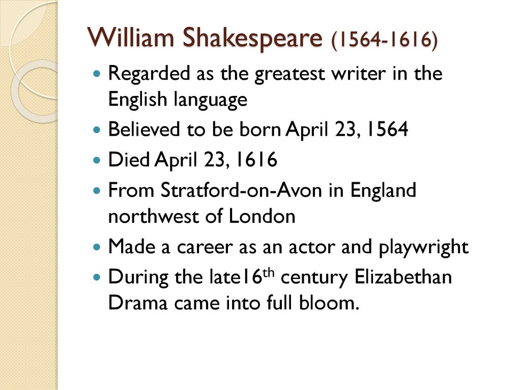 Macbeth William Shakespeare. - ppt download