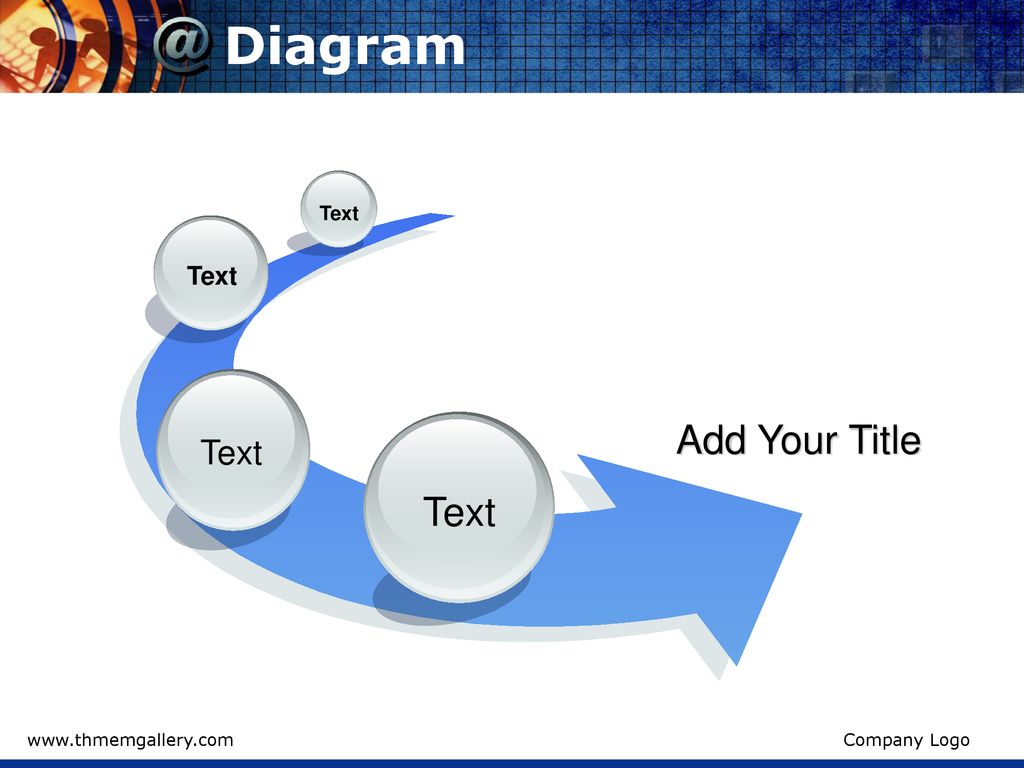 Diagram Text Add Your Title   Company Logo