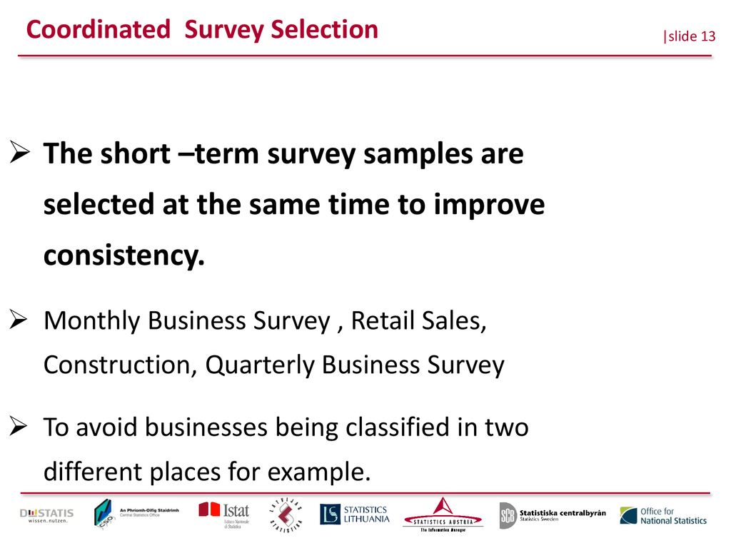 Coordinated Survey Selection