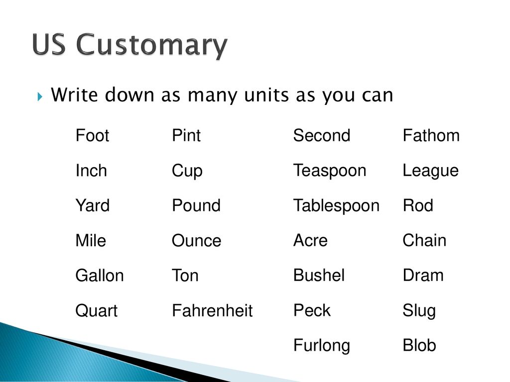 Measurement ppt download