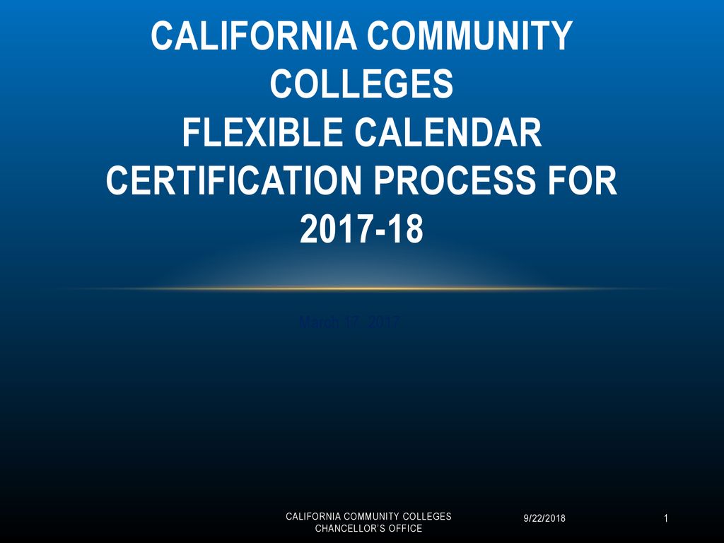 California Community Colleges - Ppt Download