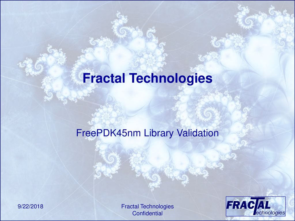 FreePDK45nm Library Validation