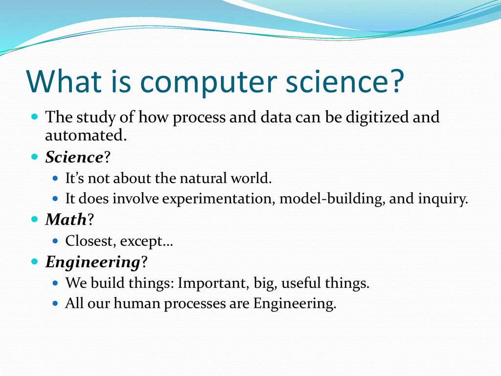 What is computer science? - ppt download