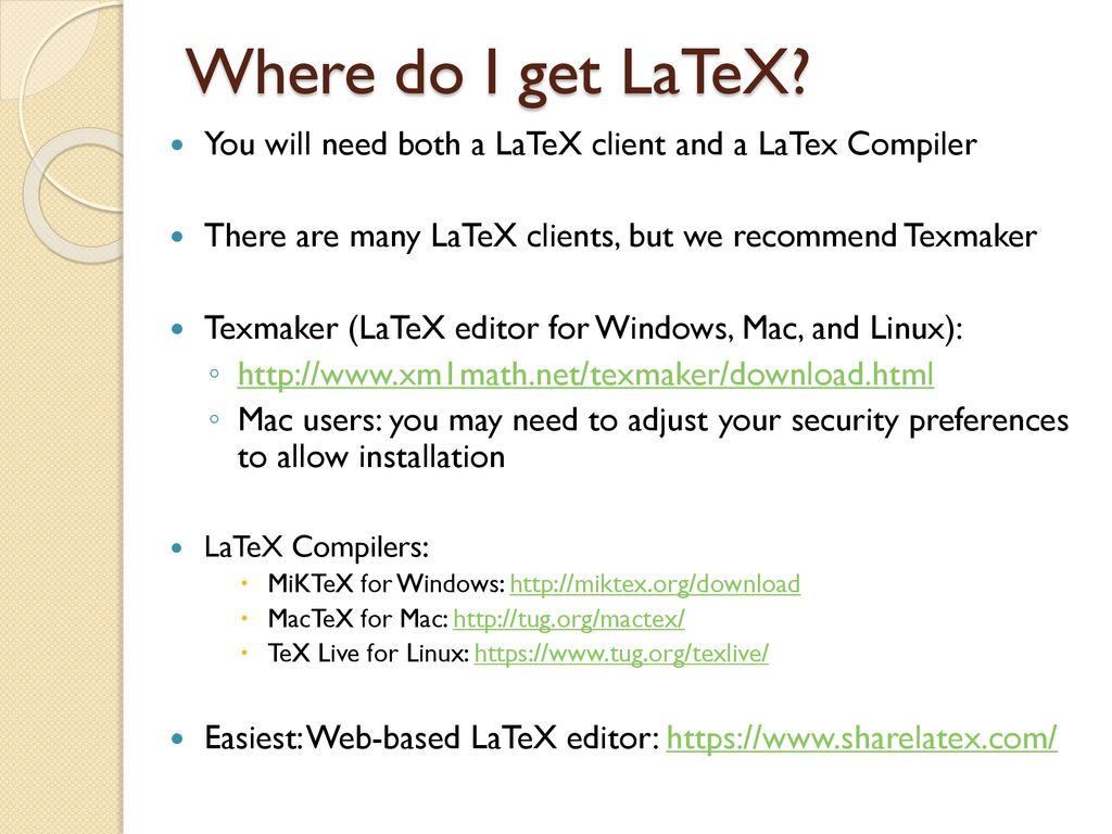 Latex Compiler