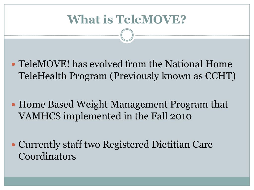 MOVE! Weight Management Program Home