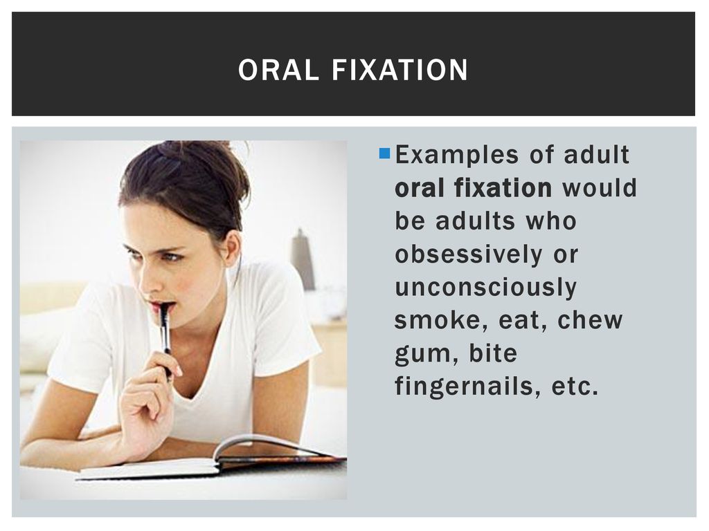 oral fixation psychology